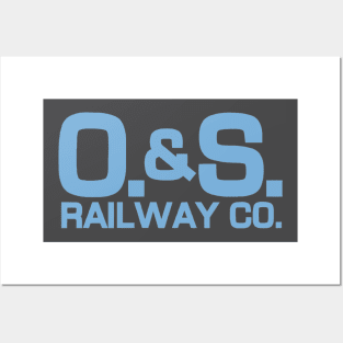 O&S Powder Blue Logo Posters and Art